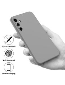 Оранжев силиконов гръб POLY за Samsung Galaxy A57 със защита от удари и надрасквания
