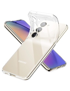 Оригинален прозрачен силиконов гръб 2 мм в опаковка за Samsung A54