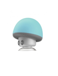 Преносима Bluetooth тонколона Setty Mushroom Ментова с кристален звук и дълбоки баси