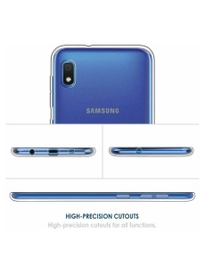 Прозрачен калъф TPU за Samsung A10 със защита от удари и надрасквания