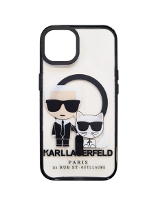 Прозрачен Силиконов Гръб Karl Lagerfeld с MagSafe за iPhone 14