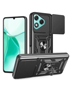 Противоударен черен калъф Camera Cover за Honor 400 Lite