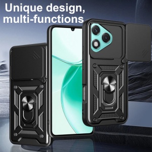 Противоударен черен кейс Camera Cover за Honor 400 Lite