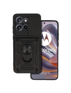 Противоударен черен калъф Camera Cover за Moto Edge 50 Neo