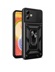 Противоударен черен калъф Camera Cover за Motorola Moto G14