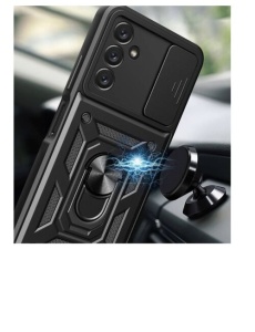 Противоударен черен кейс Camera Cover за Samsung A54