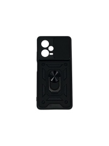 Противоударен черен калъф Zore Camera Cover за Xiaomi Redmi Note 12 Pro