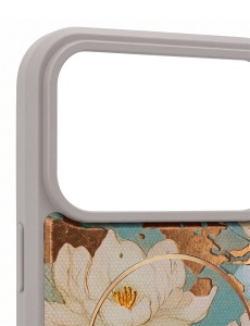Сив гръб с декупаж и MagSafe "Golden Autumn" за iPhone 17 Pro - Img 4