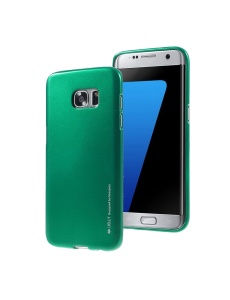 Силиконов Гръб iJelly в зелен цвят за Samsung S7 Edge