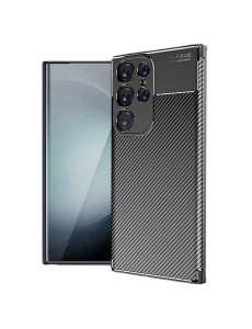Силиконов калъф Carbon за Samsung Galaxy S25 Ultra