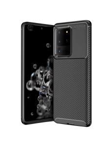 Силиконов калъф Carbon за Samsung S20 Ultra