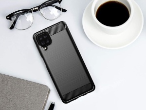 Силикон кейс Carbon за Samsung A12