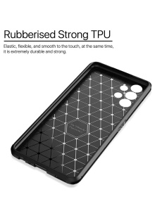 Силикон гръб Carbon за Samsung A13 4G със защита от удари и надрасквания