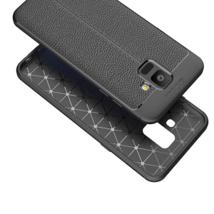 Силикон калъф Leather Autofocus за Samsung A6 2018