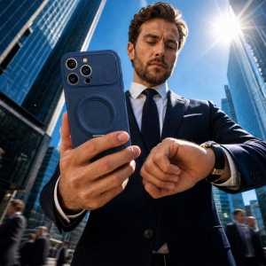 Син Гръб "LUXGRIP Mag Case" за iPhone 17 Pro - Img 3