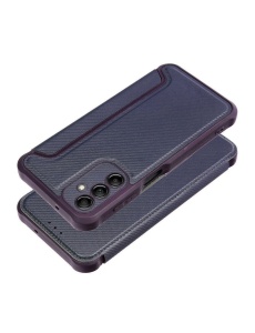 Син елегантен калъф тип тефтер Razor за Samsung A14 с прецизно прилягане