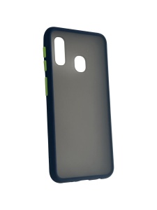 Син кейс Color Buttons за Samsung A40