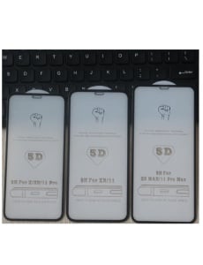 Стъклен противоударен протектор 5D Hard full glue за Samsung A51 с 9H твърдост против драскотини