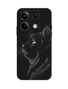 Флуоресцентен силиконов светещ в тъмното висококачествен калъф ЛУКСОС за Xiaomi Redmi Note 13 5G