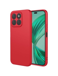 Червен силиконов гръб POLY за Honor 200 Smart