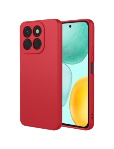 Червен силиконов гръб POLY за Honor 400 Smart Honor X7D