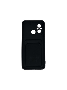 Черен калъф Card Case за Xiaomi Redmi 12C