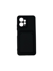 Черен гръб Card Case за Xiaomi Redmi Note 12 4G