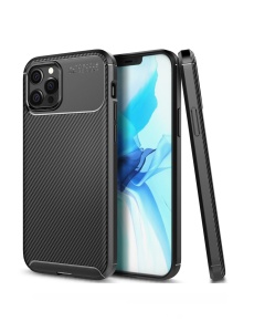 Черен калъф Carbon Auto Focus за IPHONE 11 Pro Max