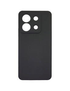 Черен силиконов калъф Poly за Redmi Note 13 4G