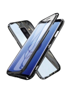 360 Стъклен Калъф с Магнитна Метална Рамка за Samsung S9