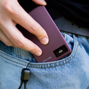 Blavec Power Bank 10000mAh- Type C - 22,5W magnetic Magsafe 3 in 1 - Img 4