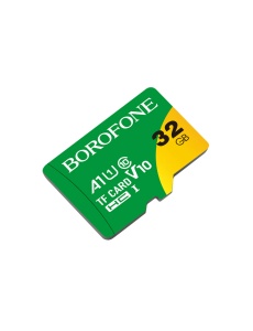 Borofone карта с памет MicroSD 32GB SDHC Class10 90MB s с висока скорост на четене