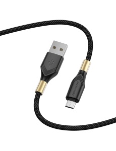Borofone BX 92 USB to Micro 1 метър черен за бърз пренос на данни