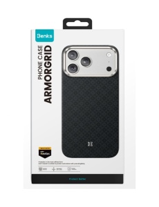 Kevlar Benks Case MagSafe за iPhone 17 black с прецизни изрязвания за камера и бутони
