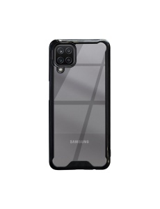 Акрилен Гръб Defender с черен кант за Samsung A22 4G