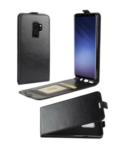 Вертикален Черен гръб Flipp за Samsung S9 Plus