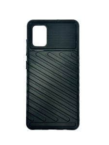 Висококачествен черен калъф Thunder за Samsung A51