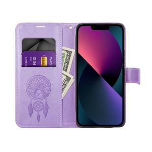 Дамски калъф тефтер MEZZO лилав за Samsung Galaxy A17 с магнитно затваряне