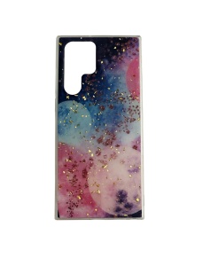 Елегантен силиконов калъф Gold Glam за Samsung S22 Ultra