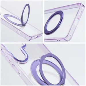 Кейс Frame Circle Stand за Samsung Galaxy A37, съвместим с MagSafe – лилав - Img 3