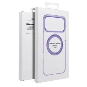 Кейс Frame Circle Stand за Samsung Galaxy A57, съвместим с MagSafe – лилав - Img 5
