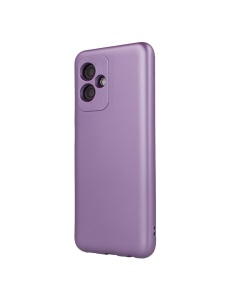 Лилав Силиконов Гръб с Металически Ефект Metallic Silicone за Moto G54