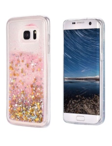 Нежен прозрачен плаващ кейс Floating Case за Samsung S6