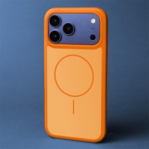 Оранжев калъф Frame Thin Mag Case Mag Safe за iPhone 17 Pro Max