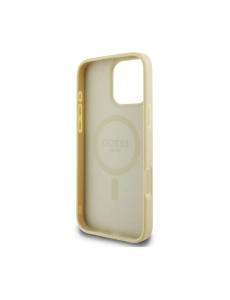 Оригинален златен кейс MagSafe Guess за IPHONE 16 Pro