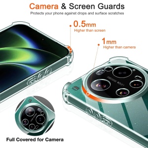 Прозрачен калъф ANTISHOCK за Xiaomi 17 Ultra