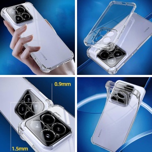 Прозрачен калъф Antishock за Xiaomi Mi 15