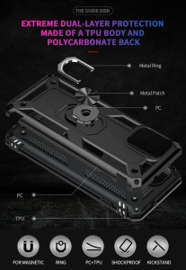 Противоударен кейс ZORE Bronya 3 за Moto G100