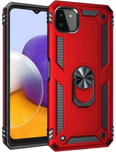 Противоударен червен гръб Zore за Samsung A22 5G