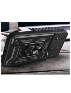 Противоударен черен кейс Camera Cover за Motorola Moto E13